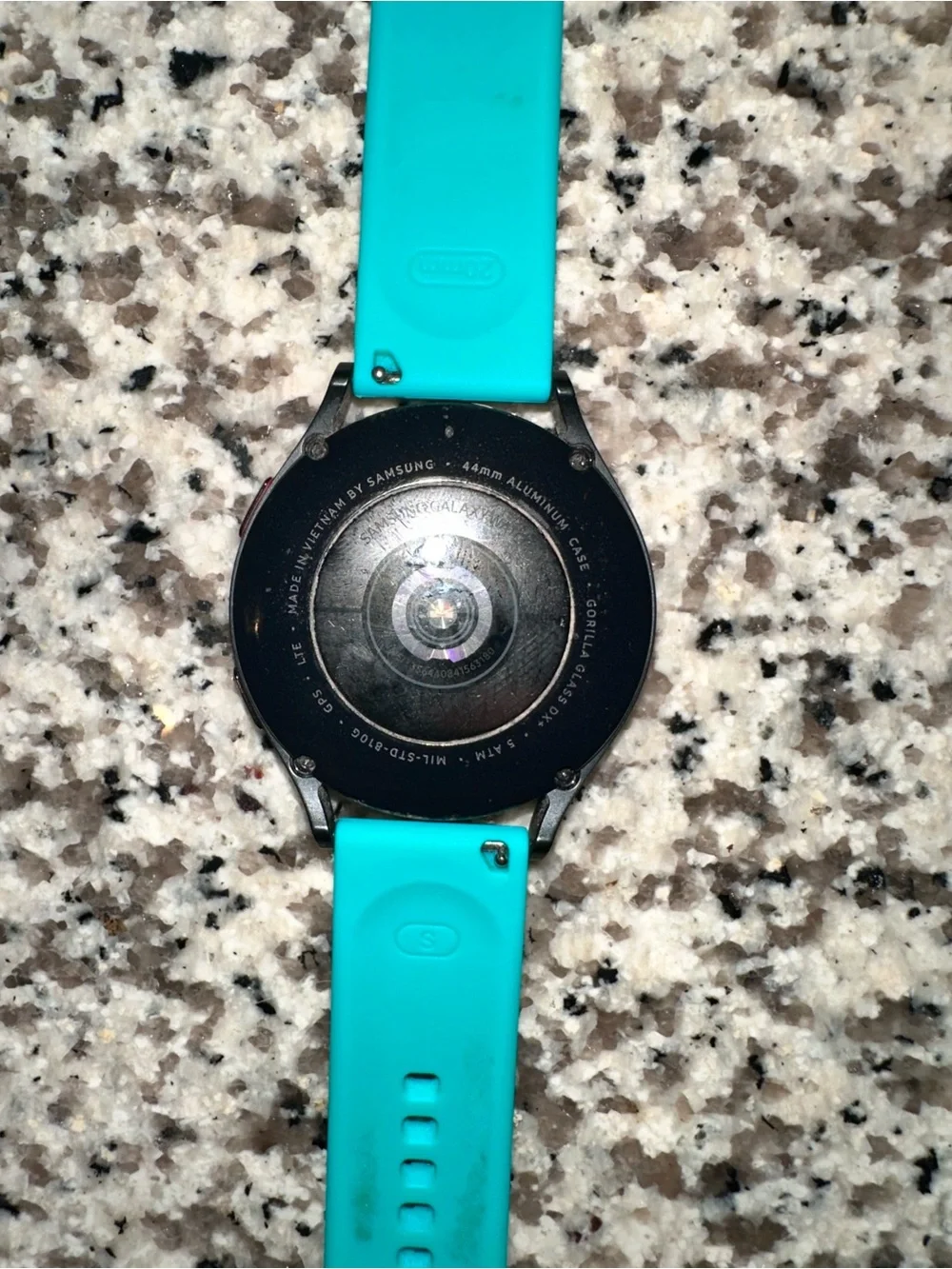 Samsung Galaxy Watch4 44mm LTE Teal Silicone Band Smartwatch